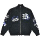 BEN DAVIS �٥�ǥ��ӥ� �˥åȥ��㥱�å� SCRIBBLED KNIT JACKET �˥å� �������� �ϥ��ͥå� M-XL �֥�å� I-23780072 ������̵����