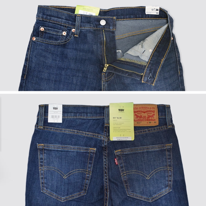 LEVI'S �꡼�Х��� �ѥ�� 511 SLIM STRETCH DENIM PANT SLIM-FIT �����ե��å� �ǥ˥�ѥ�� ������ ���ȥ�å� �ơ��ѡ��� 04511 ������̵����
