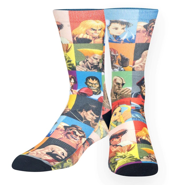 ODD SOX ���åɥ��å��� ���å��� ���� SELECT YOUR FIGHTER CREW SOCKS ���롼���å��� ���ȥ꡼�ȥե������� STREET FIGHTER �ڥ᡼����ȯ��������̵����
