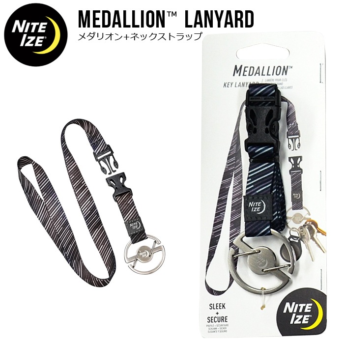 NITEIZE ʥȥ ꥪ + ͥåȥå MEDALLION KEY LANYARD ƥ쥹 ӥ ۥ  䡼 ڥ᡼бġ