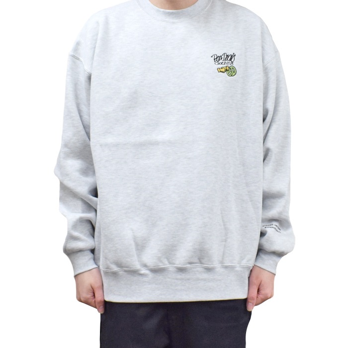 BEN DAVIS �٥�ǥ��ӥ� �������å� GRATEFUL CREW SWEAT �ȥ졼�ʡ� �ե꡼�� M-XL �֥�å� ���å��奰�졼 C-24780066 ������̵����