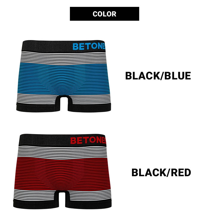 BETONES �ӥȡ��� �ܥ������ѥ�� ������������� NEON4 UNDERWEAR ���� ����ʡ� ���硼�� ��� B006 �֥�å�/�֥롼 �֥�å�/��å� ��ñ�ʹ����ξ��ϥ᡼����ȯ���ۡ�����̵����