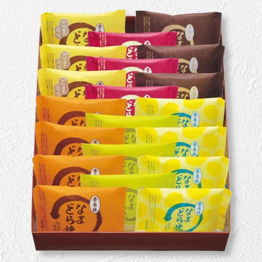 夏のおすすめギフト②　　　　　　なまどら焼6種20個入詰合せ(お中元のし付)