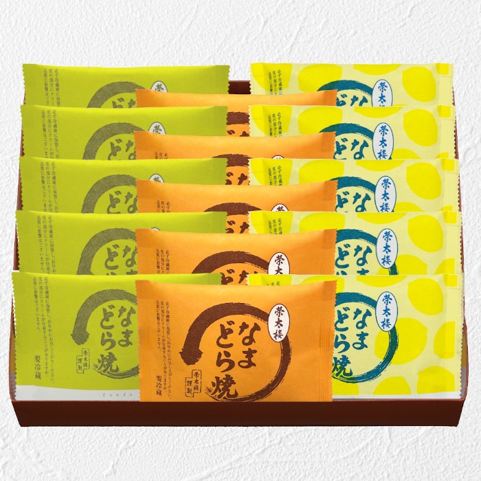 夏のおすすめギフト なまどら焼3種15個入詰合せ