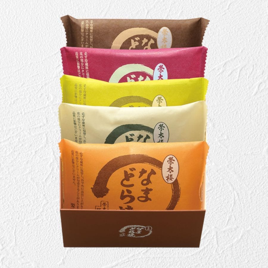 冬のおすすめギフト　　　　　　　　なまどら焼5種5個入詰合せ