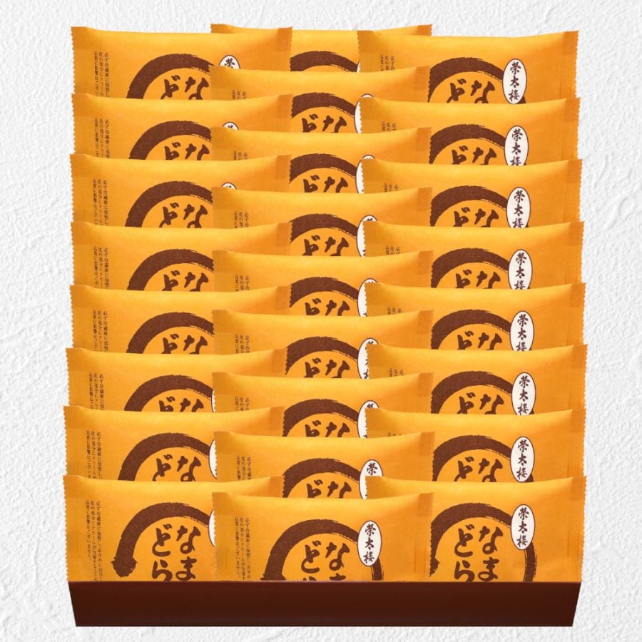 冬のおすすめギフト　　　　　　　　なまどら焼25個入詰合せ　　　　　　　　(お歳暮のし付き）