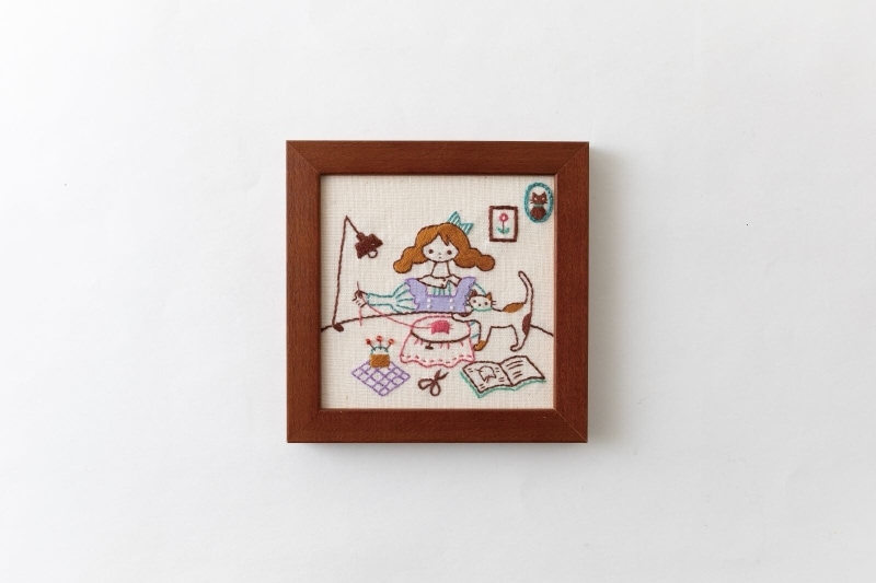 LECIEN　石井寛子　刺繍キット ねこと暮らす毎日(SEWING)