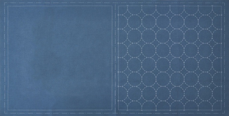 COSMO（コスモ） hidamari 刺し子綿麻マルチクロス 丸つなぎ 色番 (70