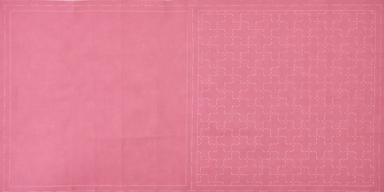 COSMO（コスモ） hidamari 刺し子綿麻マルチクロス 十字つなぎ 色番