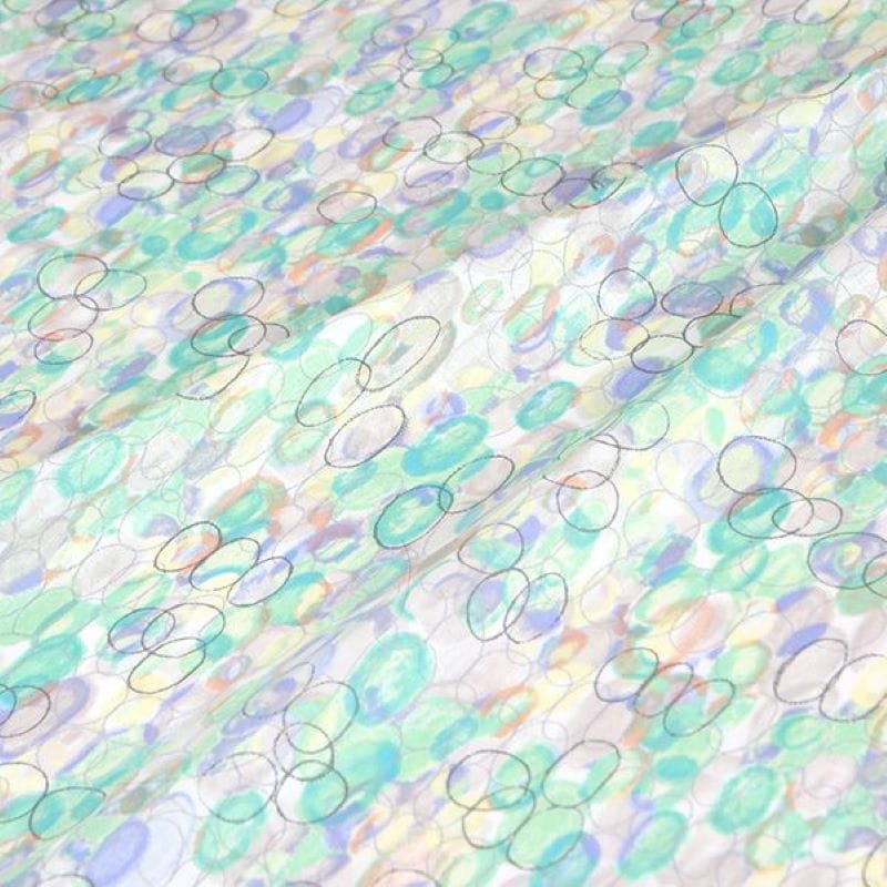 みすゞうた/こだまでしょうか/シーチング生地【50cmカットクロス】