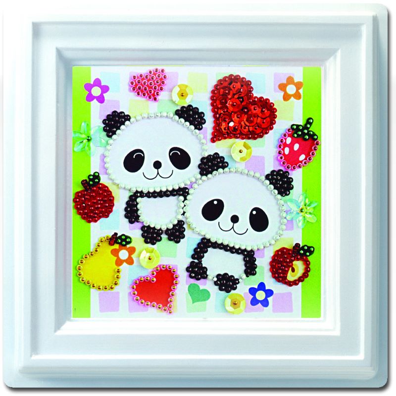 TOHOミニプッシュ　なかよしパンダちゃん【手作りキット】ビーズキット