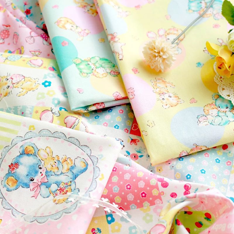 Hello Baby! ドット | 生地・布,柄で選ぶ,花柄 | ナマケモノの手芸屋