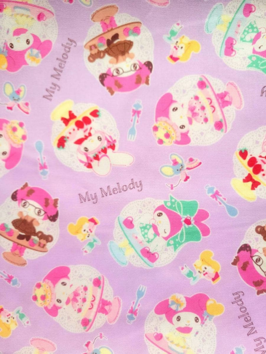 A 平成レトロ　サンリオ　マイメロ　マイメロディ　赤メロ　リップル生地　生地 平成レトロ サンリオ マイメロディ パスケース 赤（2-1） - メルカリ