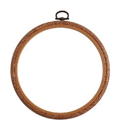 COSMO コスモ 丸型プチフレーム 1005（12.5cm）｜刺繍フレーム 額縁 ハンドメイド ミニ額 刺しゅう仕上げ用