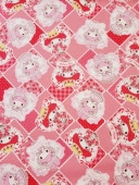 サンリオ マイメロディ モモメロ・アカメロ柄 オックス生地｜入園入学・通園通学に最適｜サンリオキャラクター布