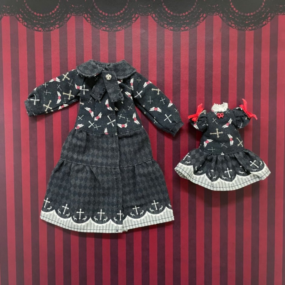 ドール服用生地 ゴシッククロス Decora Doll デコラドール/ちいさな