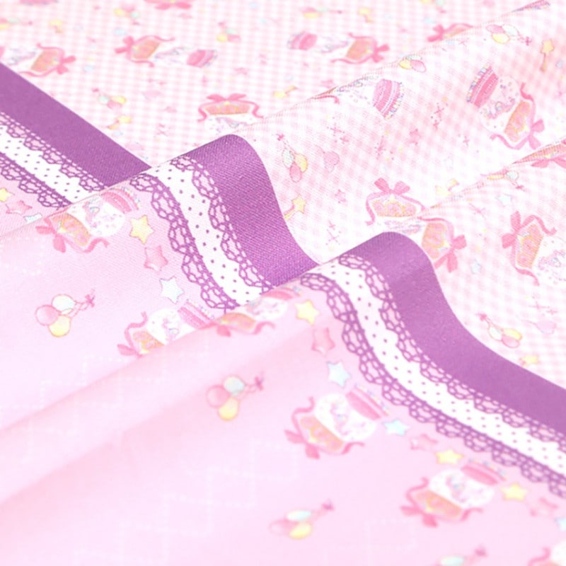 ドール服用生地　ドリームライトファンタジー　Decora Doll デコラドール/ちいさな世界のちいさな生地　W34×30cmカットクロス　ぬい服