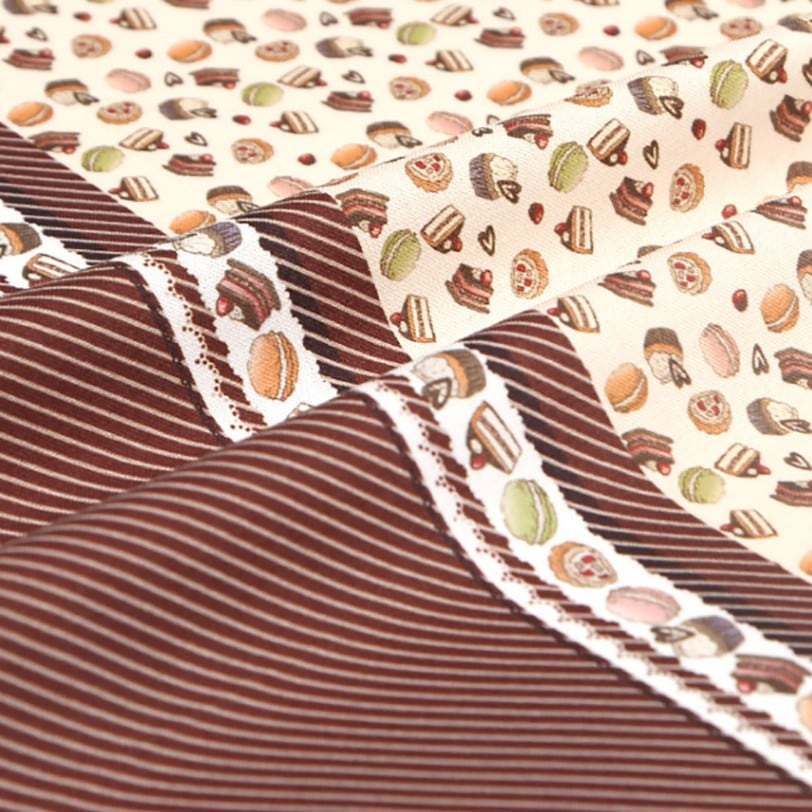 ドール服用生地 スイーツ Decora Doll デコラドール/ちいさな世界の