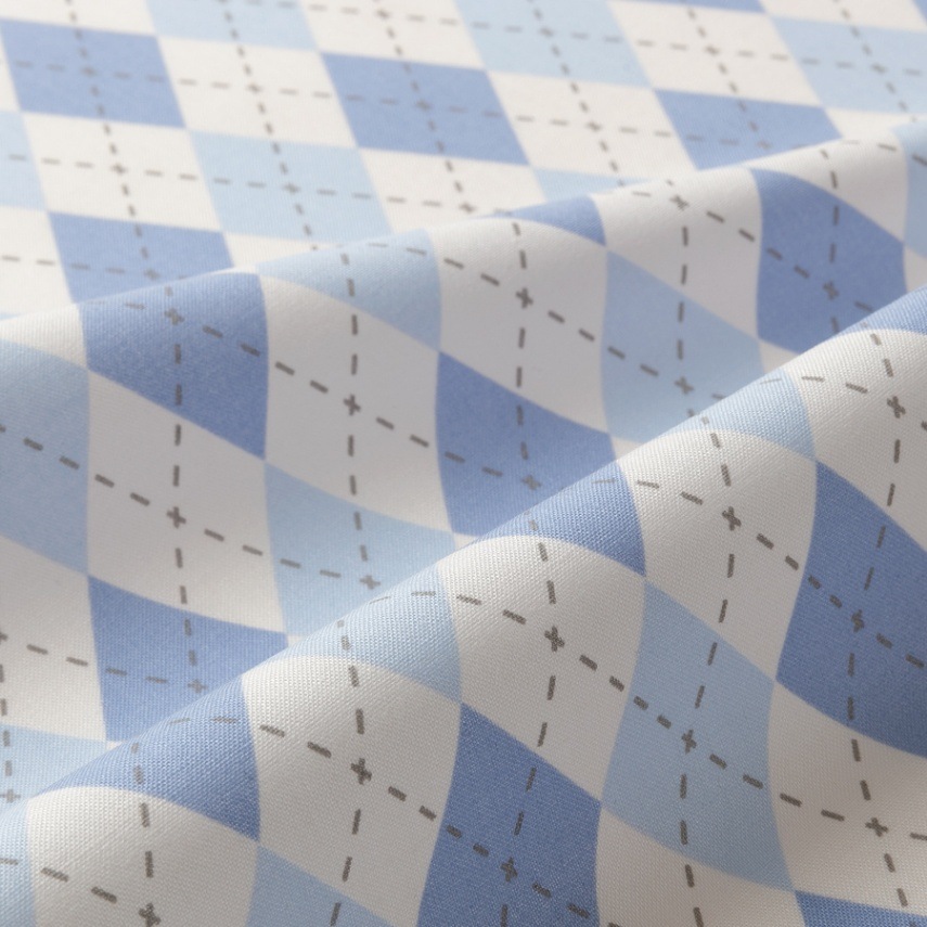 ミルクラテ 生地 アーガイル カットクロス milk latte