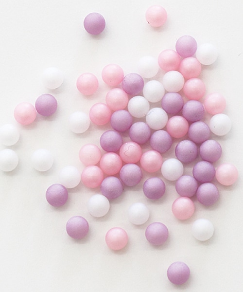 ミニパーツ　穴なしパール　ベリーmix　いろコレ　封入材　レジンクラフトに　ネイルに　アクセサリー材料