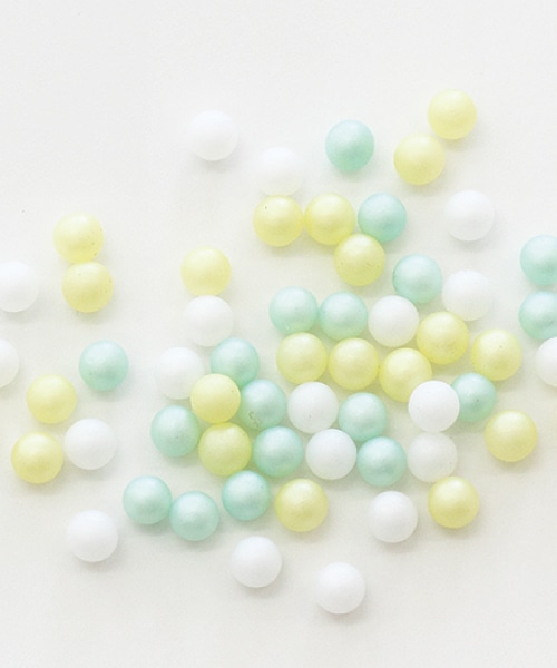 ミニパーツ　穴なしパール　シトラスmix　いろコレ　封入材　レジンクラフトに　ネイルに　ハンドメイド材料