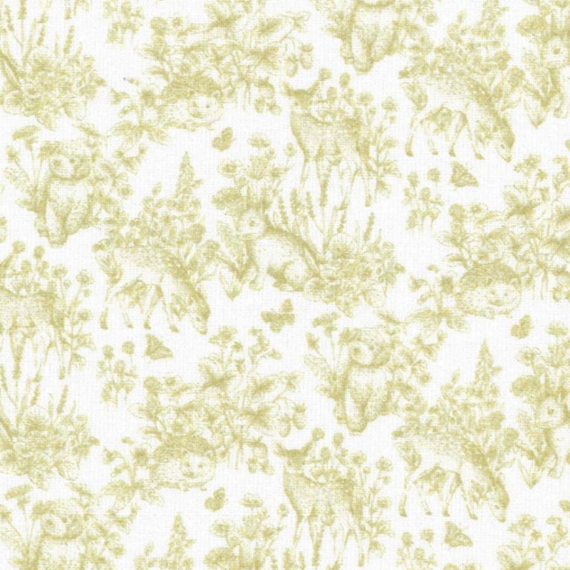 KIYOHARA ネロリローズ ガ－デンミニカットクロス 　ゴールド　ラシックドール シーチング