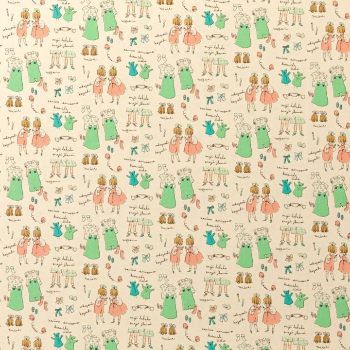 Kurahashi Rei こねこのトト ねことのくらし カットクロス 布