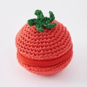 コスモ(COSMO) 刺しゅう糸で編むちいさな ポーチ (トマト)