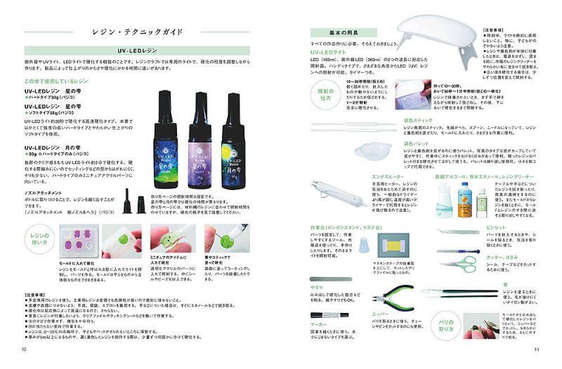 キムラプレミアムのレジンで簡単 ミニチュア＆アクセサリー　書籍