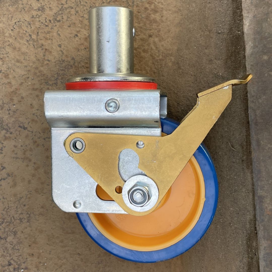 【中古】 スノーケル アルミローリングタワー 部材単品 5インチキャスター  