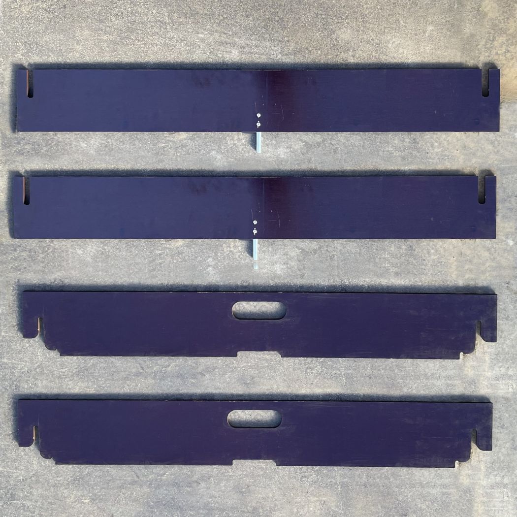 【中古】 スノーケル アルミローリングタワー 部材単品 巾木 4FDW 用