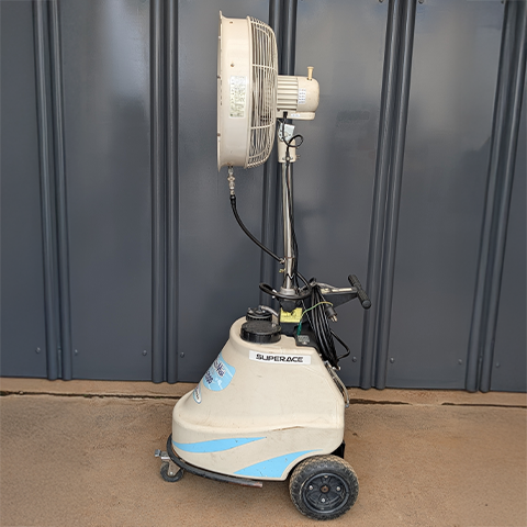 ミストファン SFJ-2000 スーパー工業 ミスト発生機 屋外【中古】
