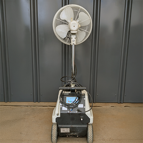 ミストファン SFJ-2000 スーパー工業 ミスト発生機 屋外【中古】
