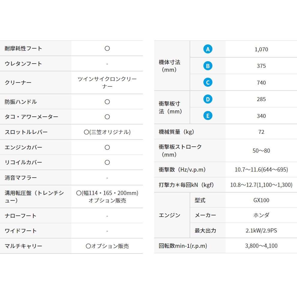 三笠産業 ランマー MT-66H