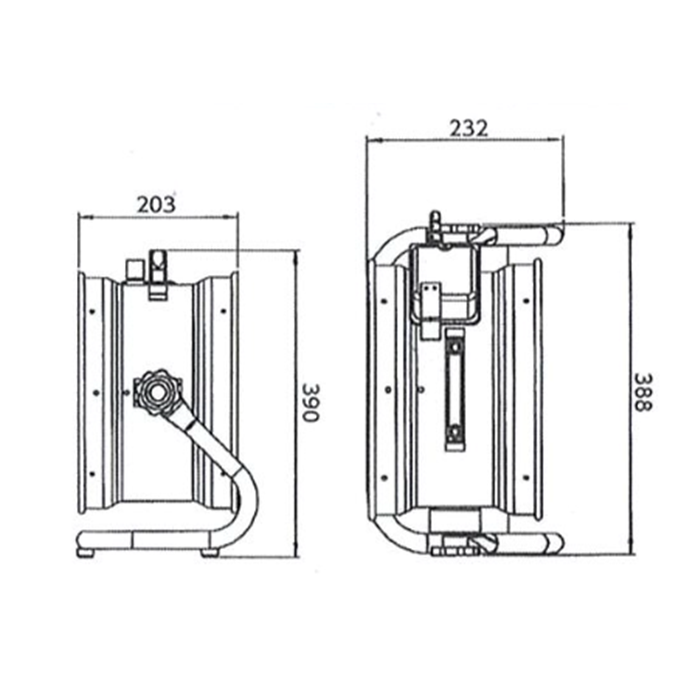 APMS型　エバラ　ポータブルファン　(角度調整機能付き)　EBARA 荏原製作所　送料込み