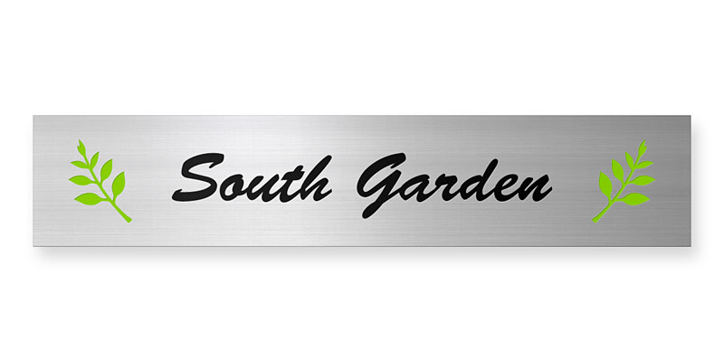看板 銘板 (会社・オフィス・事務所・店舗・マンション・アパート等) EPLL-S-N16 エッチング銘板 W800×H160mm