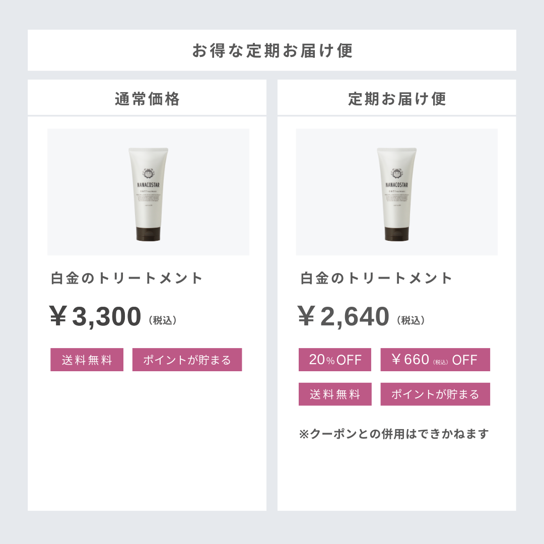 【定期便】白金のトリートメント