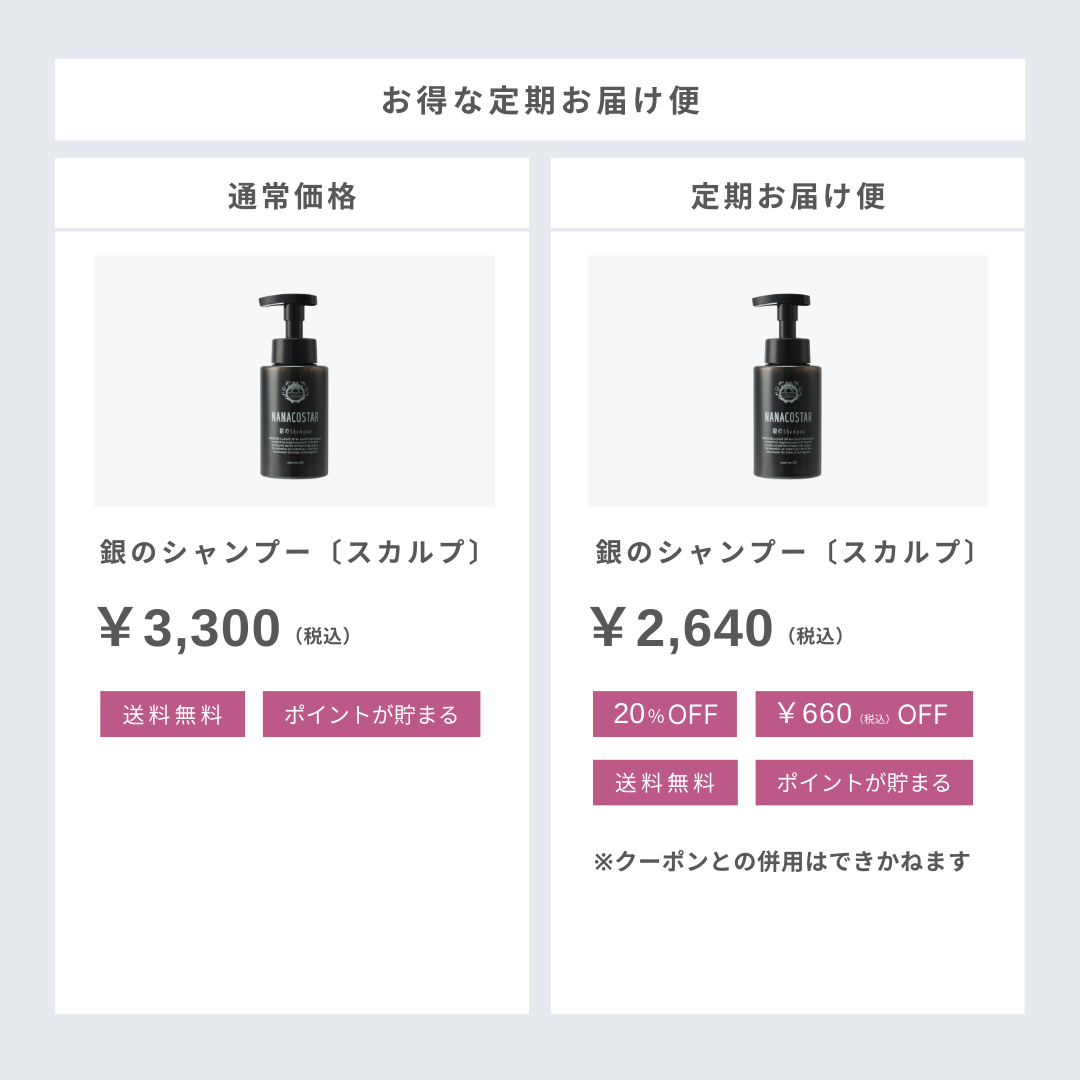 【定期便】銀のシャンプー〔スカルプ〕
