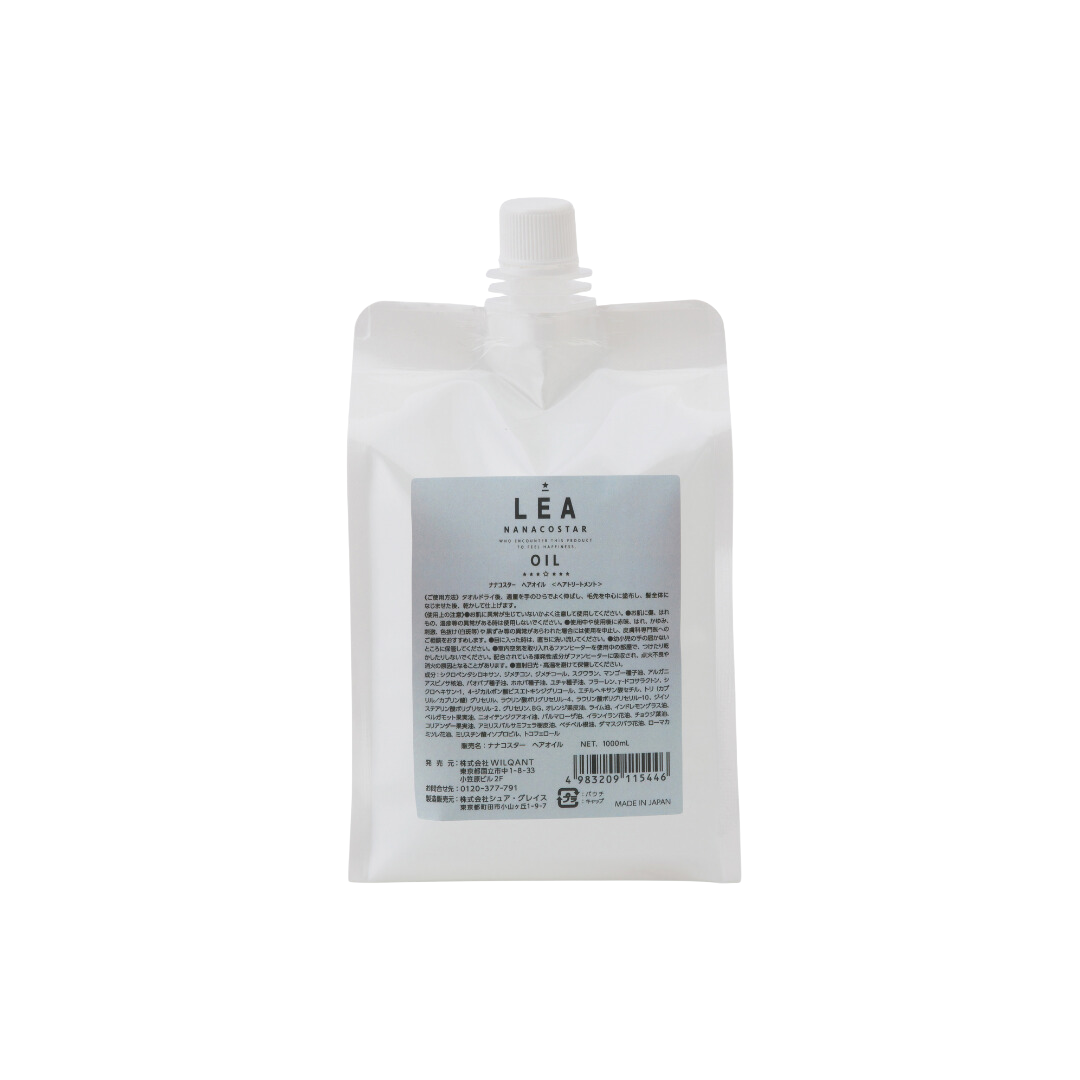 LEA ヘアオイル 詰め替え用1袋 1000ml