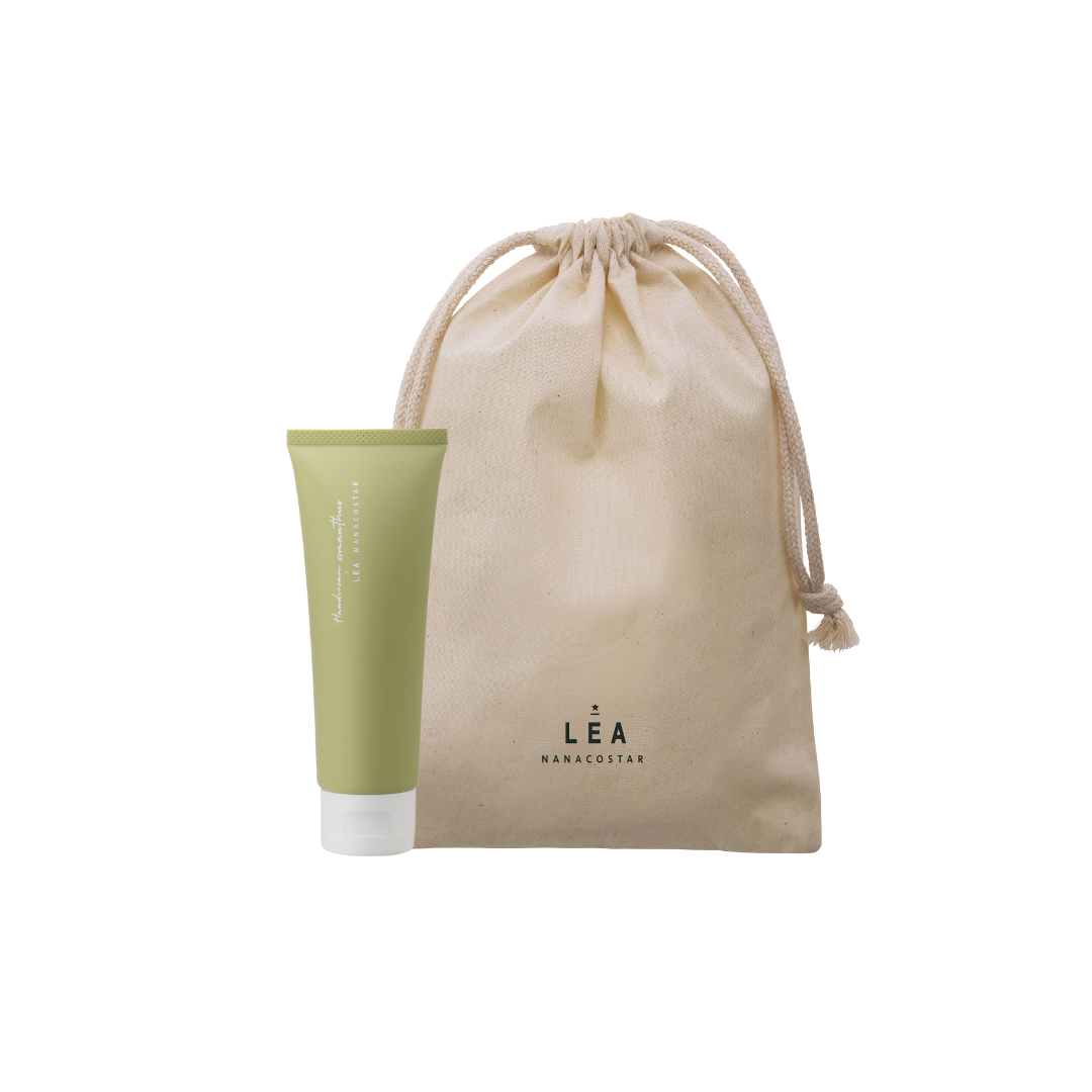 LEA ハンドクリーム(キンモクセイ)コットン巾着セット