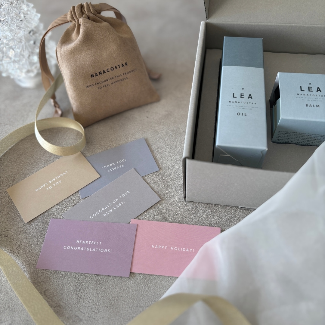 LEA バーム コットン巾着セット