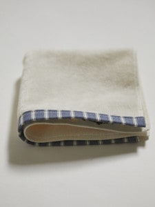 パイピングミニタオル ストライプ