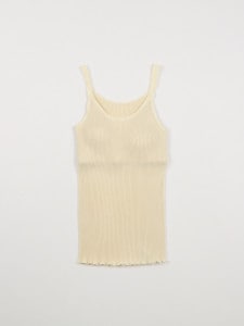 ナナリブカップ付キャミソール　ナチュラル