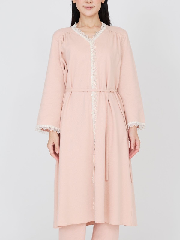 1月上旬お届け予定】NEW｜スズランクルーネックトップス ピンク