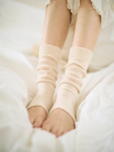 オープントゥソックス（ライトピンク/ライトベージュ/ライトグレー）