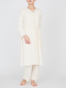 スズランギャザードレス＆パンツセット ナチュラル（S/M/L）