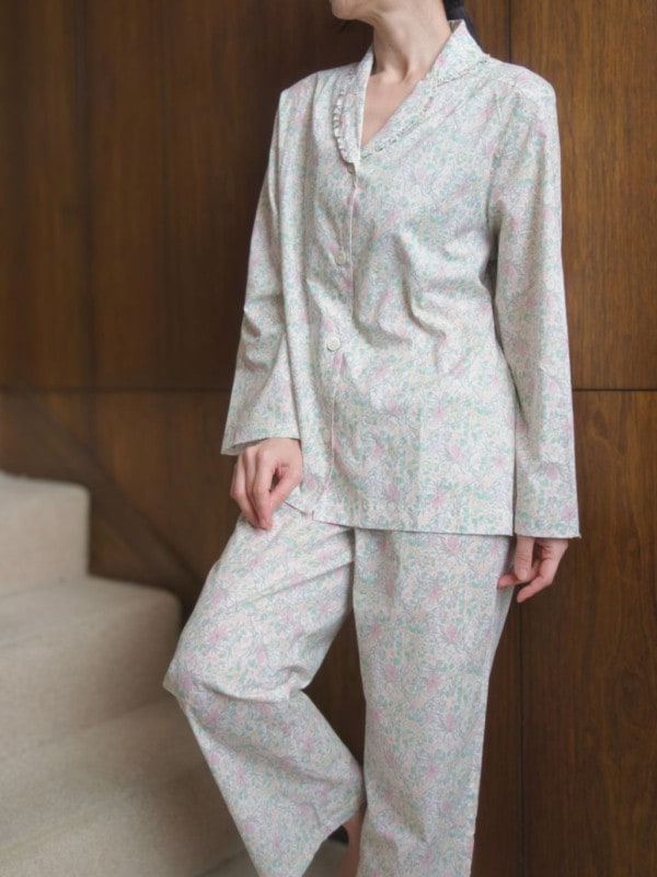 画像：NEW｜リバティパステルフラワーパジャマ 上下セット