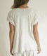 【残りわずか】ファインニットツイストTシャツ　ライトグレー