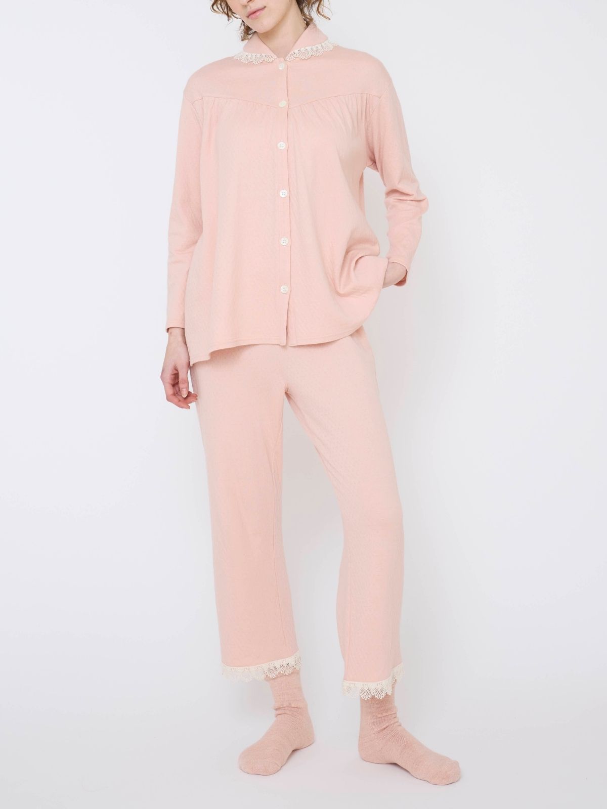 【再入荷】スズランパジャマトップス