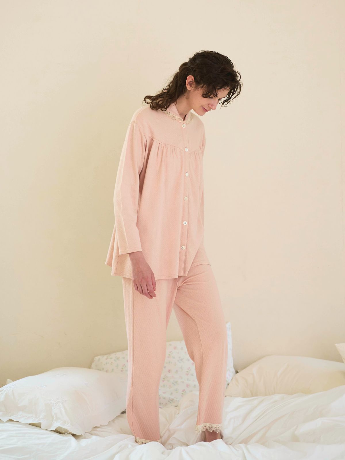 【再入荷】スズランパジャマトップス